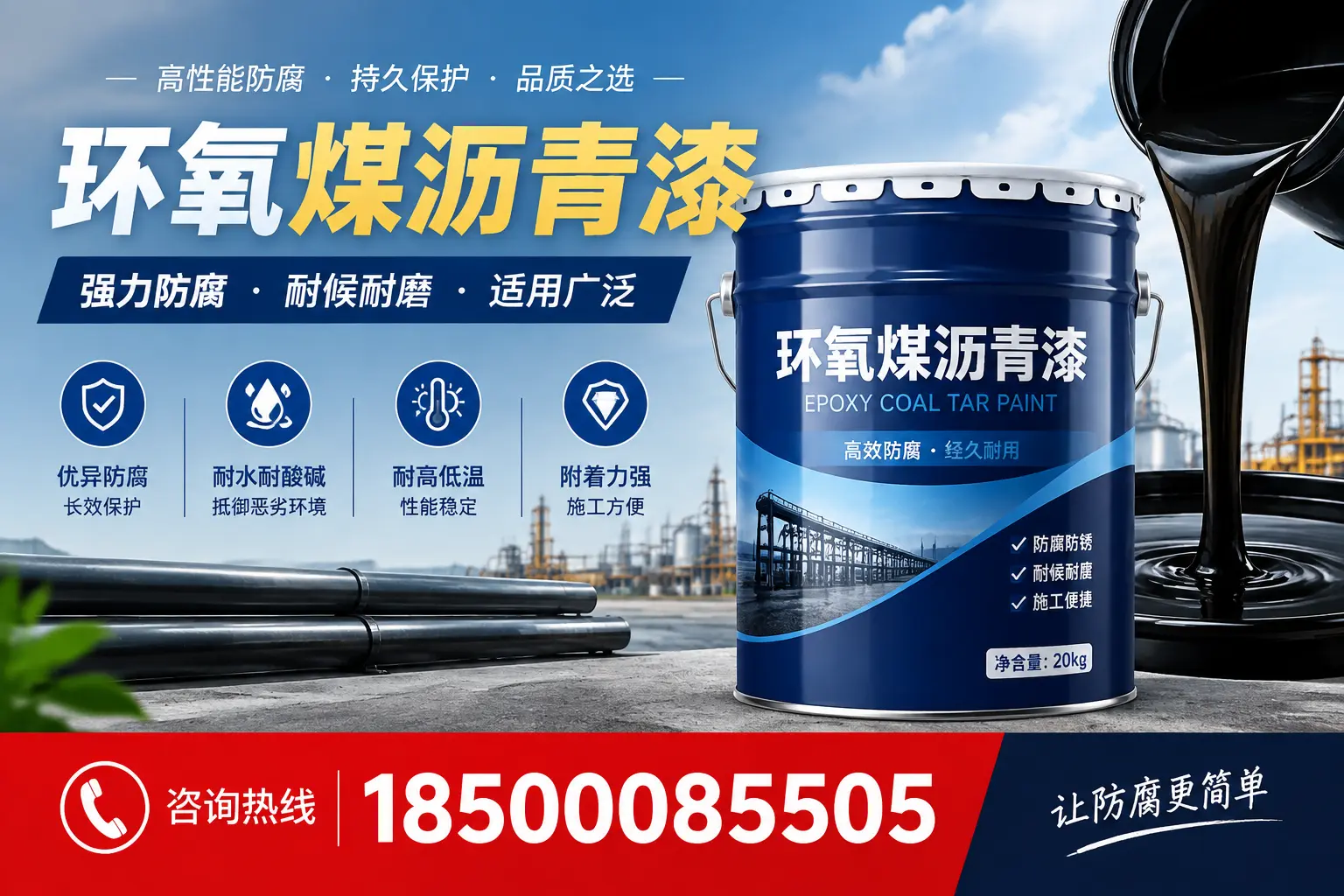 环氧煤沥青漆在不同气候条件下的表现分析，清远适用性